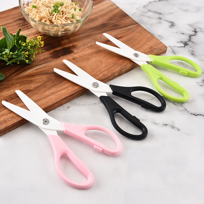 Baby Food Scissors - 8인치 지르코니아 세라믹 날카로운 칼날 가위
