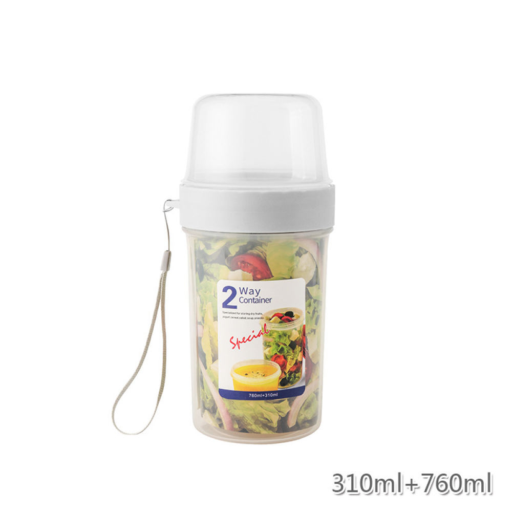 휴대용 이중층 식품 보관 용기, 밀폐형, 요거트, 샐러 - Baby Food Jars With Lids 리뷰 및 가격