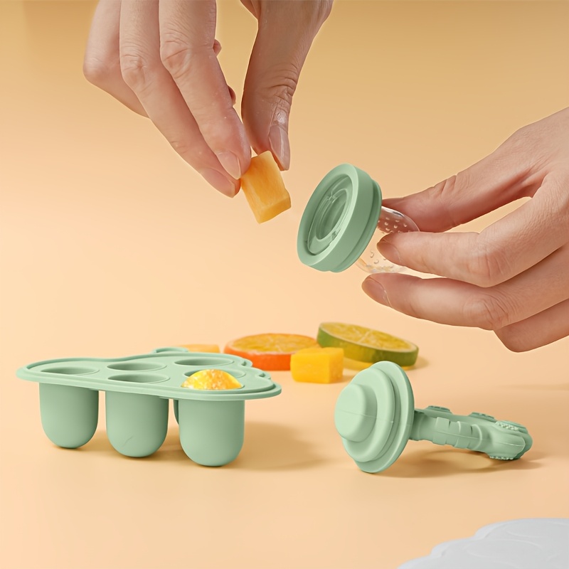 2pcs/1pc 뚜껑이있는 미니 베이비 과일 야채 냉동 - Baby Food Vegetables 리뷰 및 가격