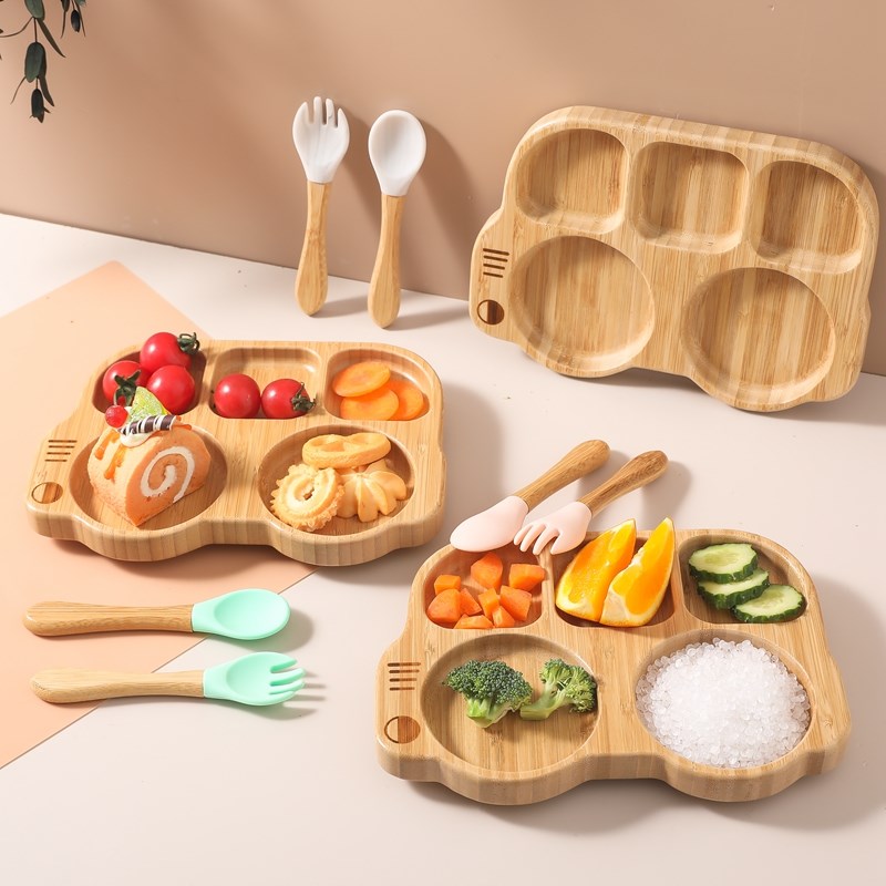 아기 먹이 식기 세트 실리콘 포크 숟가락 BPA 무료  - Baby Food Menu 리뷰 및 가격