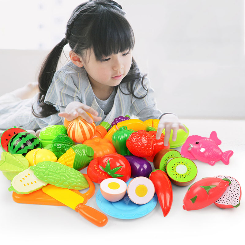 어린이 장난감 절단 과일과 야채 어린이를위한 설정 놀이 - Baby Food Vegetables 리뷰 및 가격